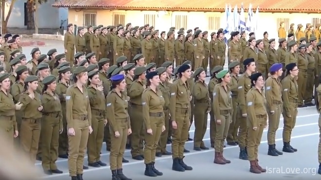 Глухонемые военнослужащие ЦАХАЛа исполняют гимн Израиля