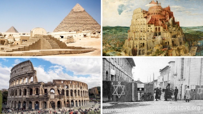 4 периода в истории, когда евреи попадали в рабство