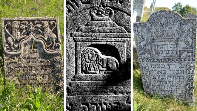 Почему на еврейских надгробьях иногда изображают льва