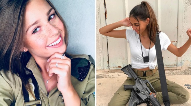 Вооружены и прекрасны - Девушки в израильской армии (21 фото)