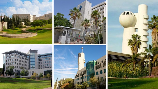 5 лучших университетов Израиля